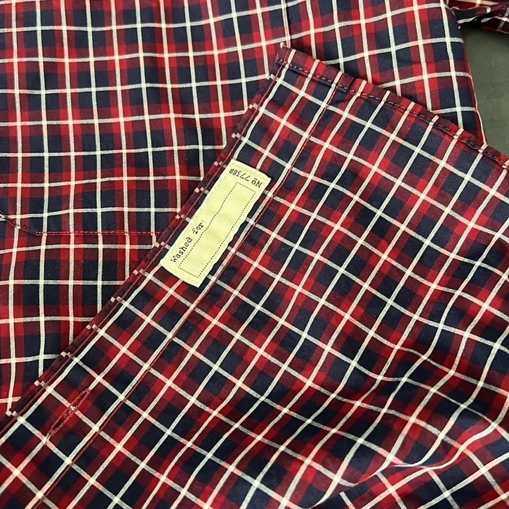 JCrew Classic Fit Button Down Shirt Plaid Size Medium